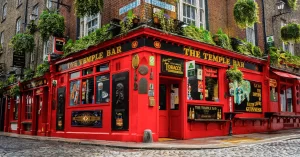 O bairro mais famoso de Dublin, Irlanda: Temple Bar