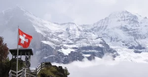 Inverno na Suíça: frio intenso e neve