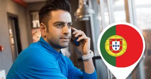 Usar o telefone para ligar para Portugal
