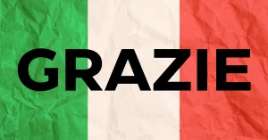 Mensagens de agradecimento em italiano - Como dizer "obrigado" em italiano
