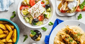 Gastronomia típica na Grécia