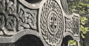 Elementos e design da cruz celta