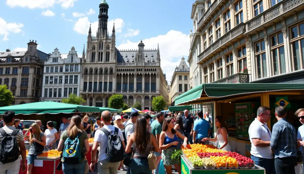 Brasileiros na Bélgica em Bruxelas Brasileiros na Bélgica em Bruxelas