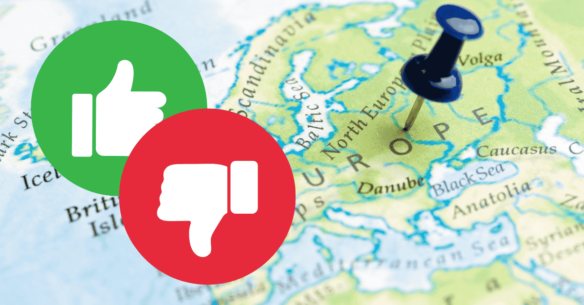 Vantagens e desvantagens de morar na Europa