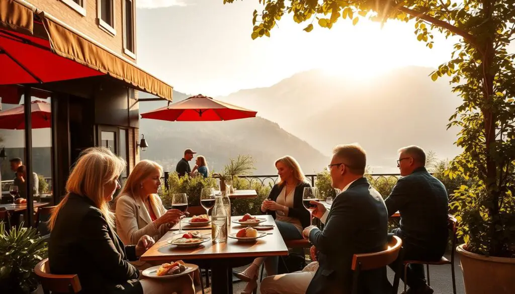 Comer fora na Suíça