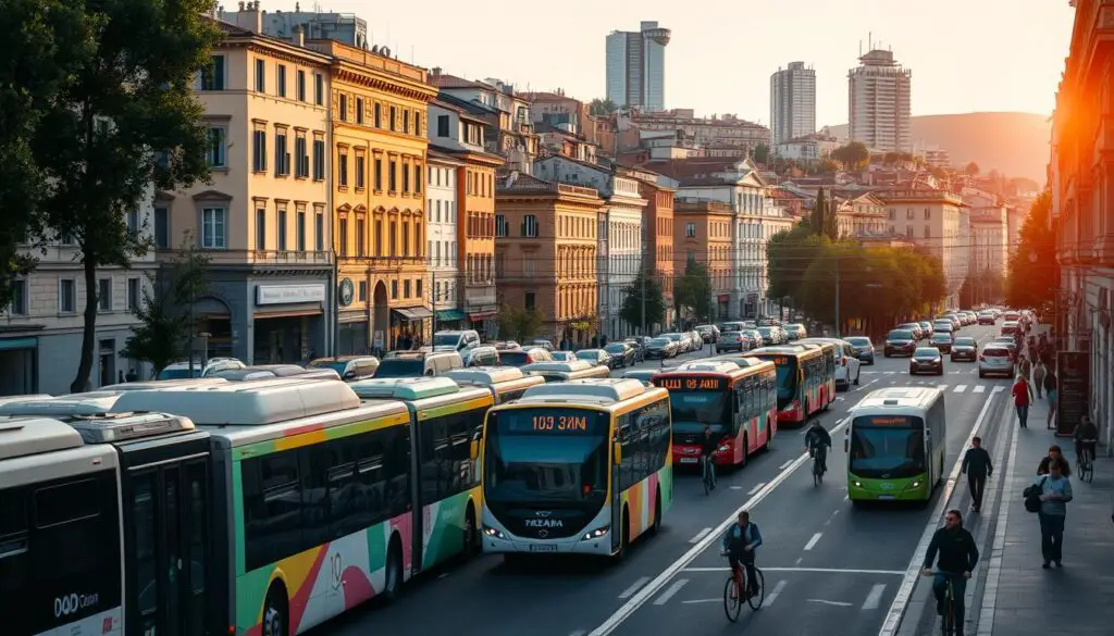 transporte público na itália