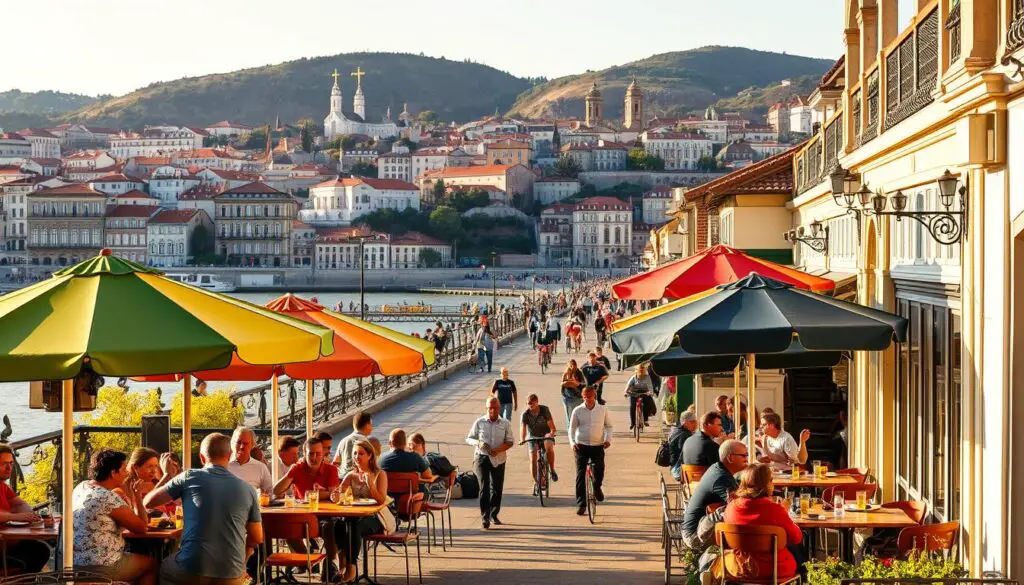 alimentação e lazer no Porto