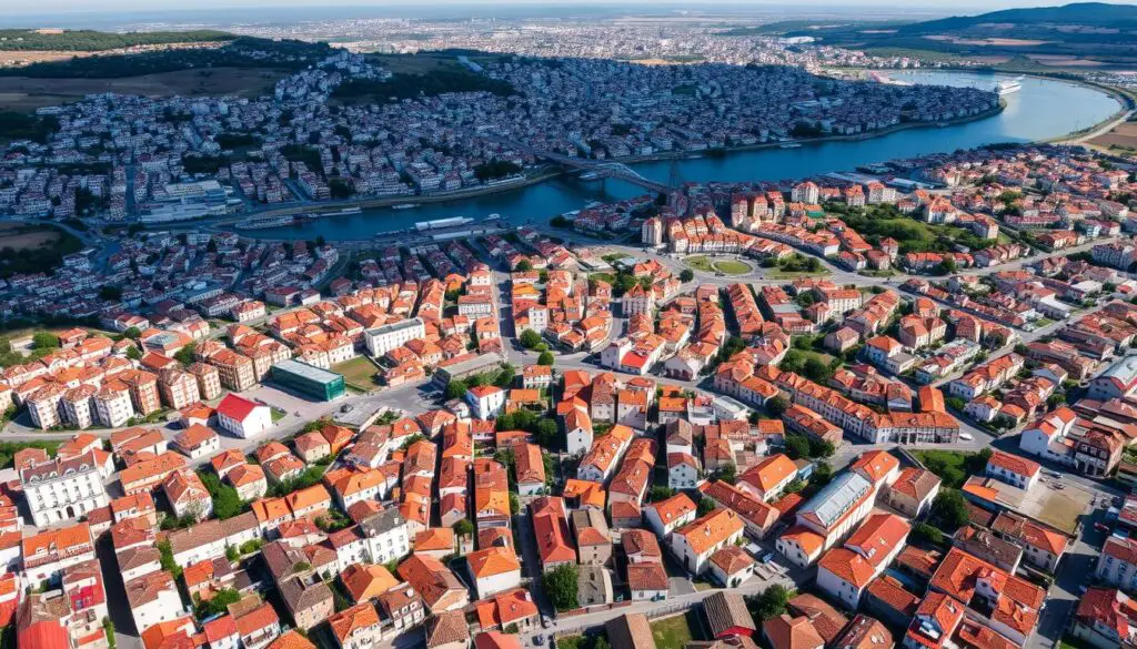 comparando bairros em gaia