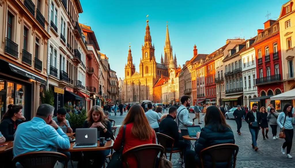 nômades digitais na Europa