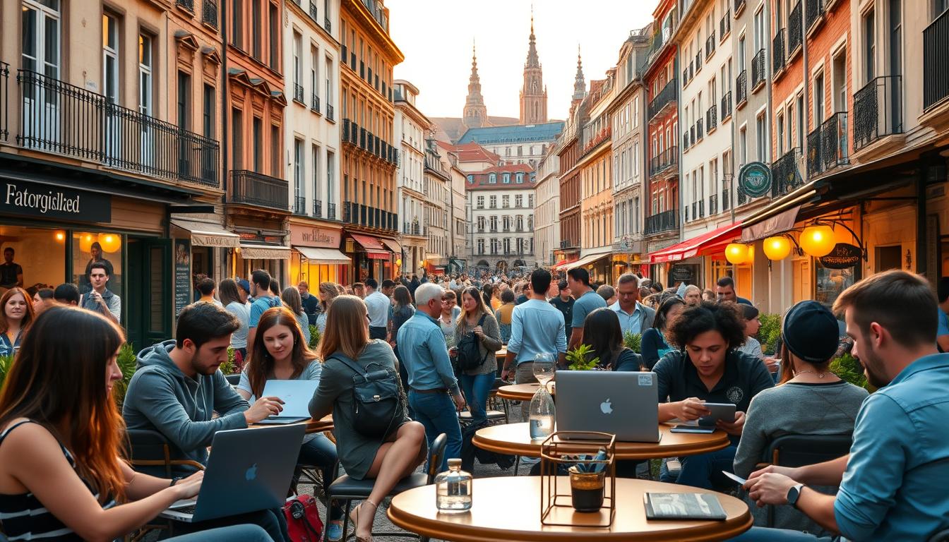 nômades digitais na Europa