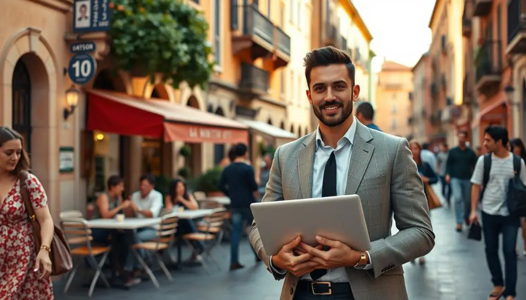 trabalhar na Itália como autônomo