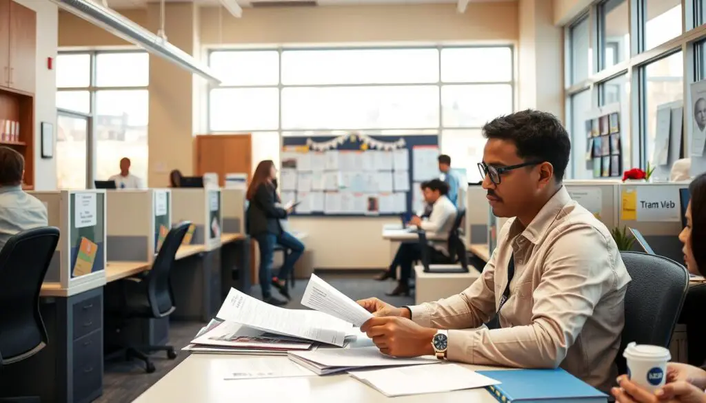 Escolha de agência de emprego