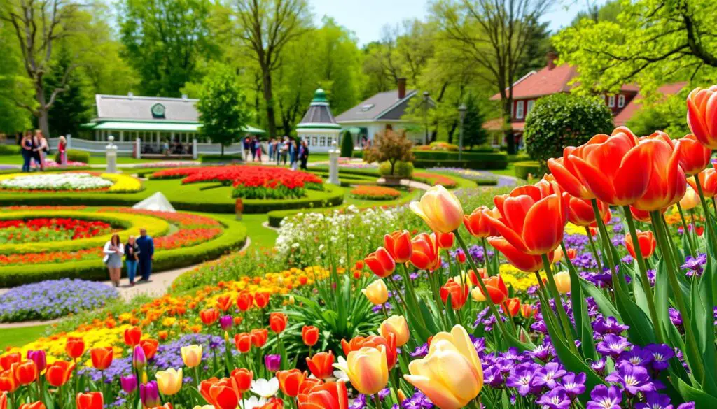 Jardins Tivoli na primavera Jardins Tivoli na primavera
