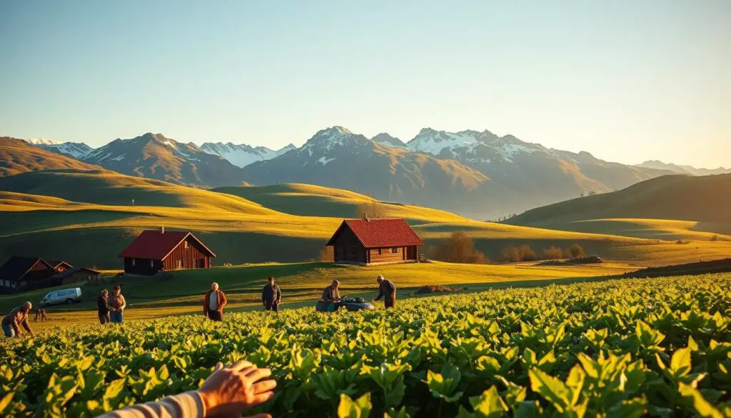 Trabalhos sazonais na Noruega