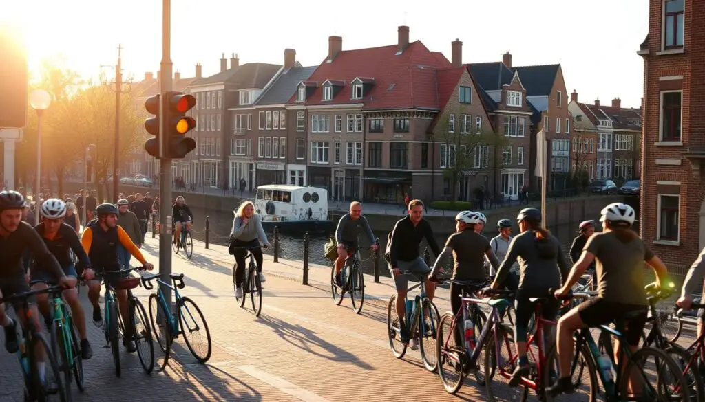 cultura do ciclismo na Holanda