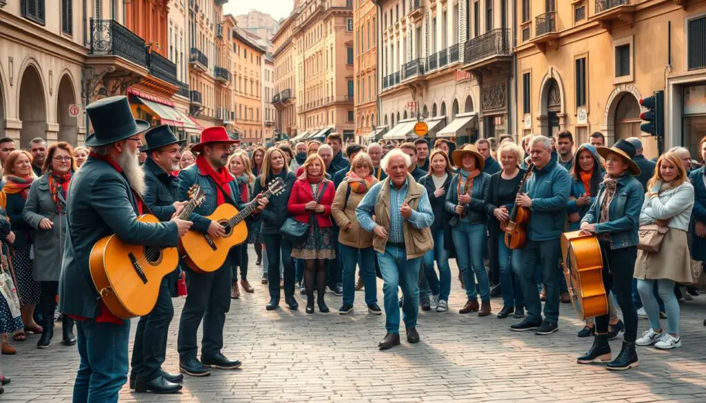história dos artistas de rua