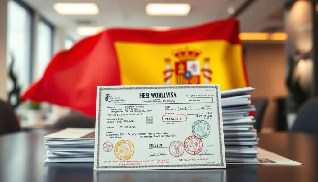 visto de trabalho para Espanha