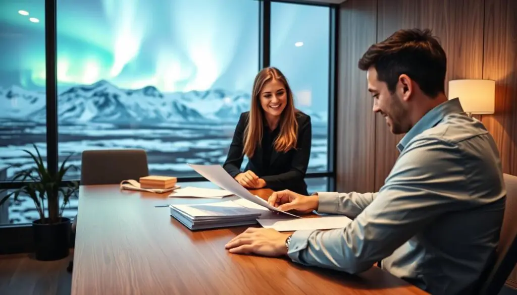 Processo de candidatura na Islândia