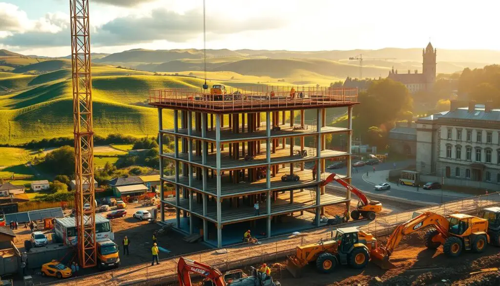 construção civil na Irlanda