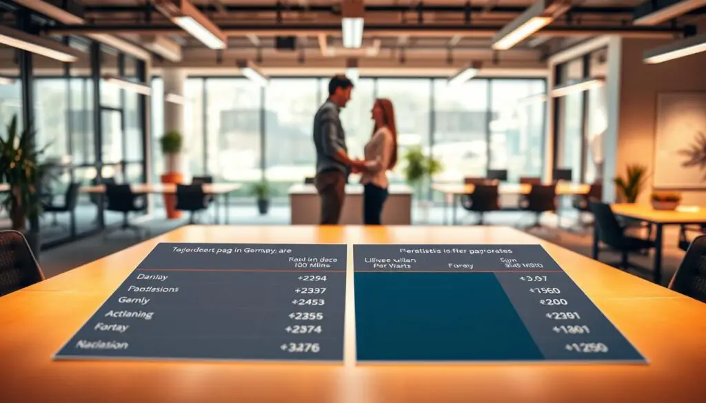 diferença salarial na Alemanha