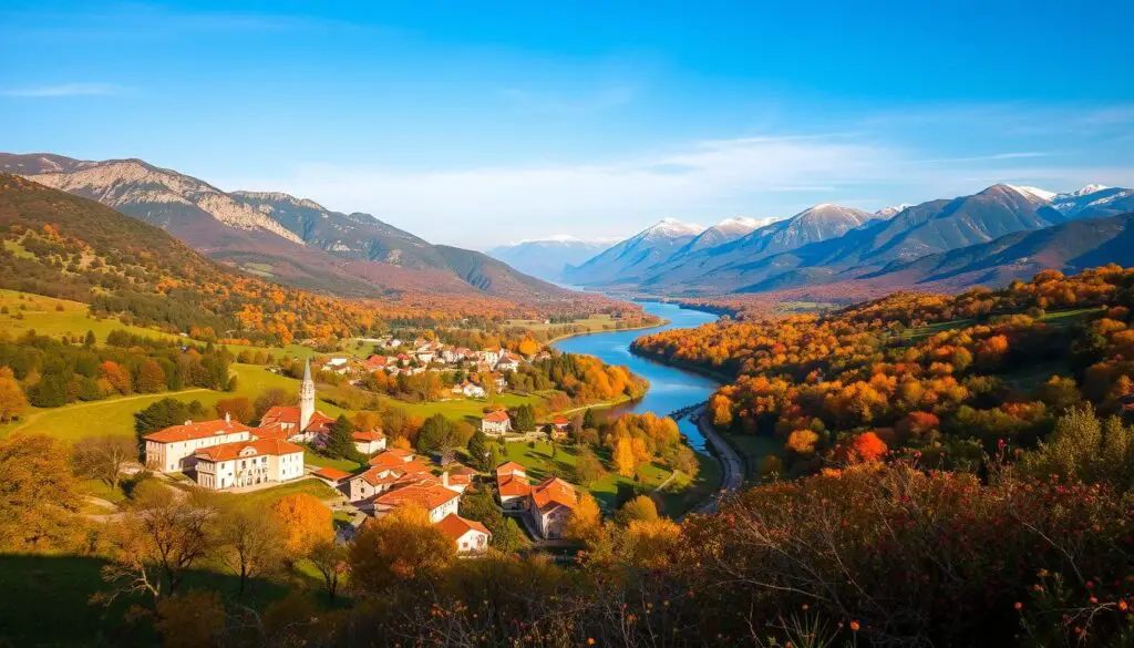 primavera e outono na Croácia
