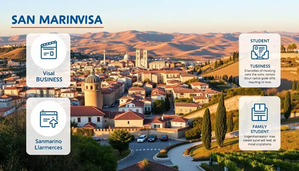 tipos de vistos para trabalhar em San Marino