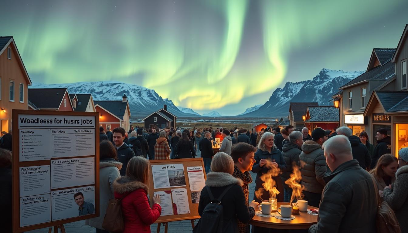 vagas de emprego na Islândia