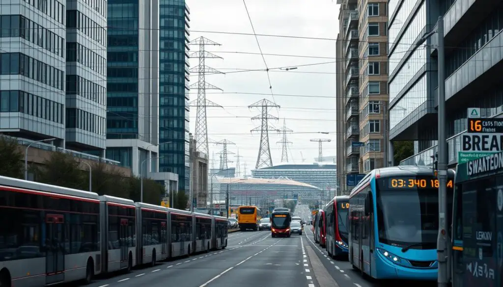 infraestrutura transporte serviços essenciais Irlanda