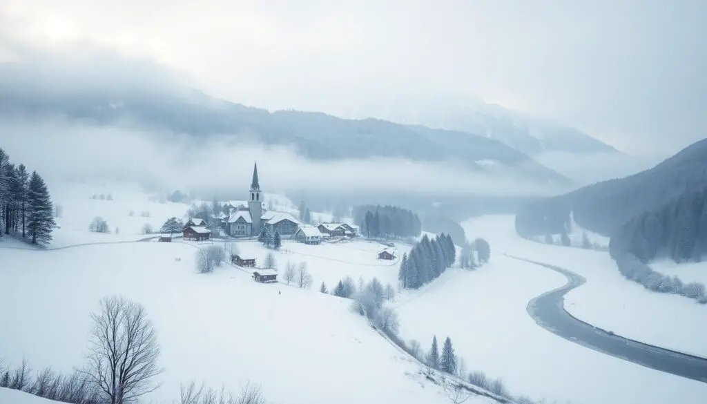 inverno na Eslovênia