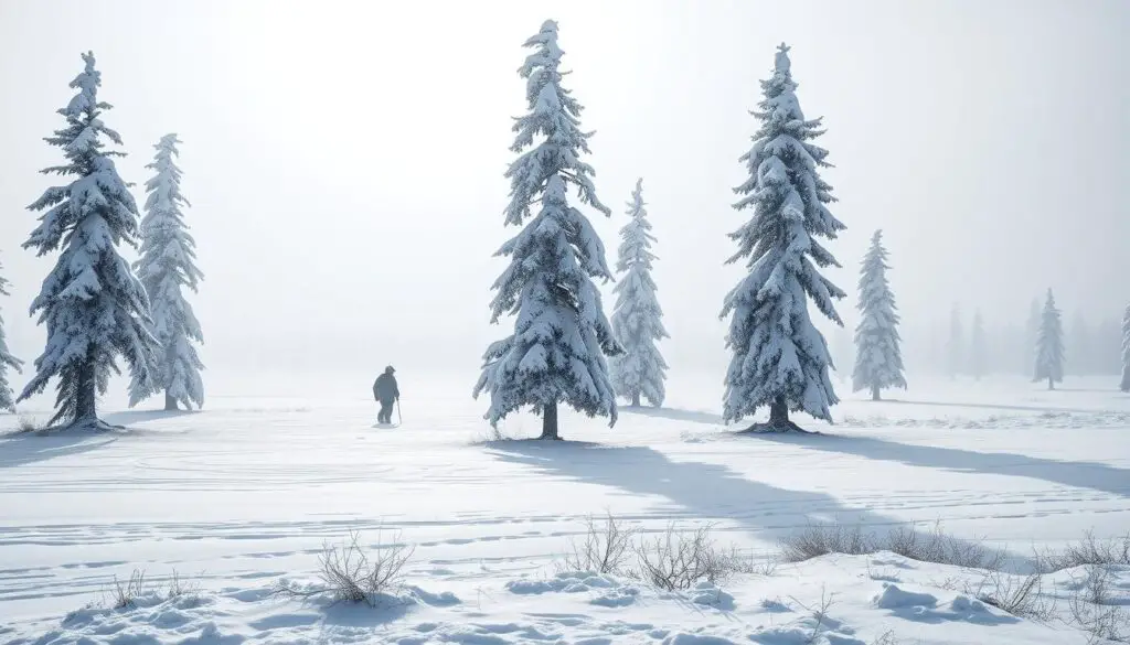 inverno rigoroso na Rússia