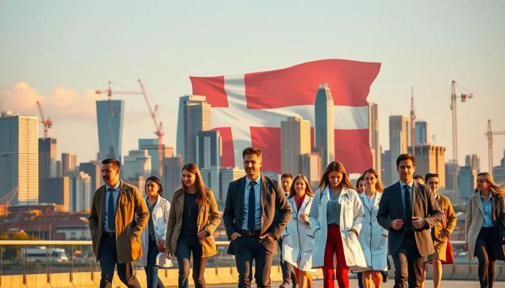 oportunidades para estrangeiros na Dinamarca