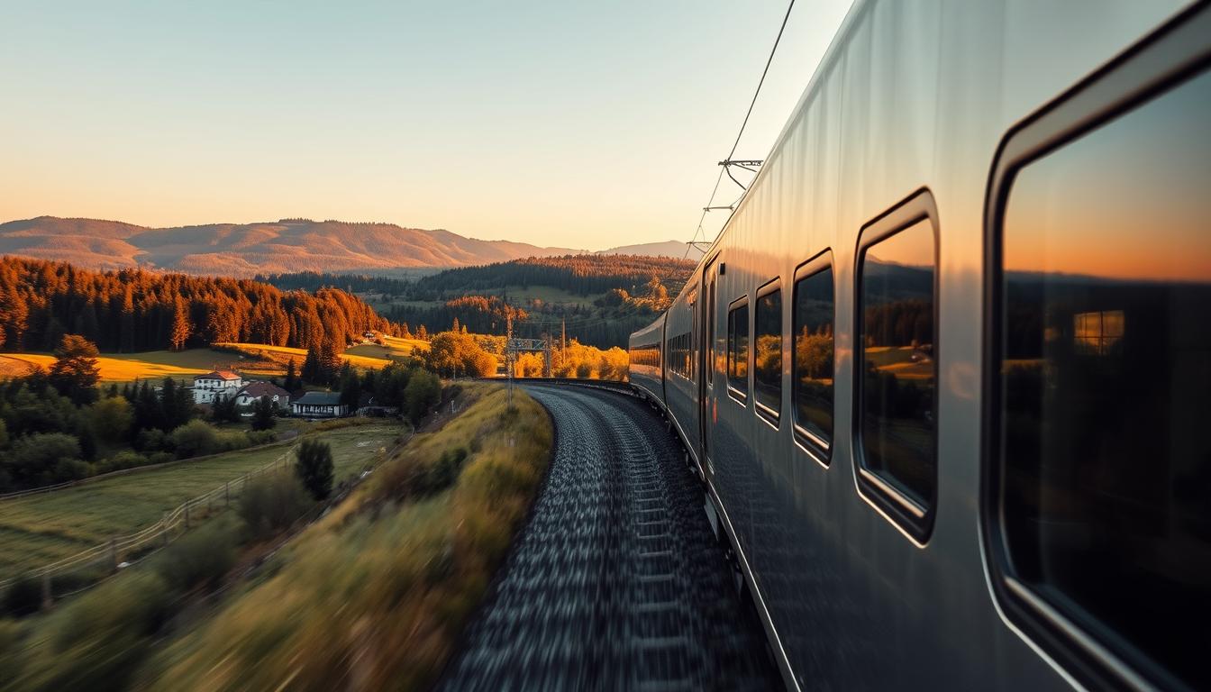 como viajar de trem pela Europa