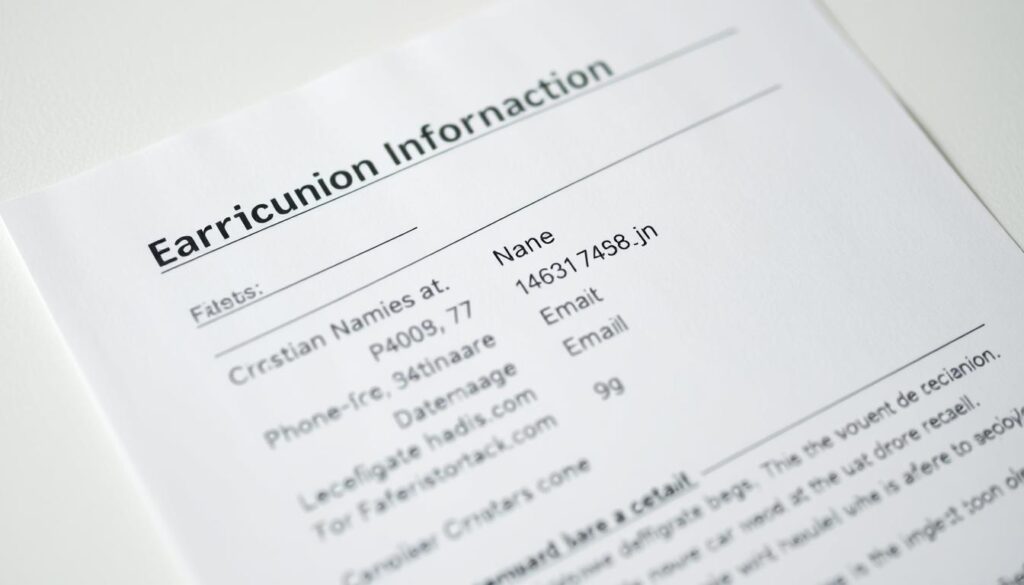 dados de contato em currículo europeu dados de contato em currículo europeu