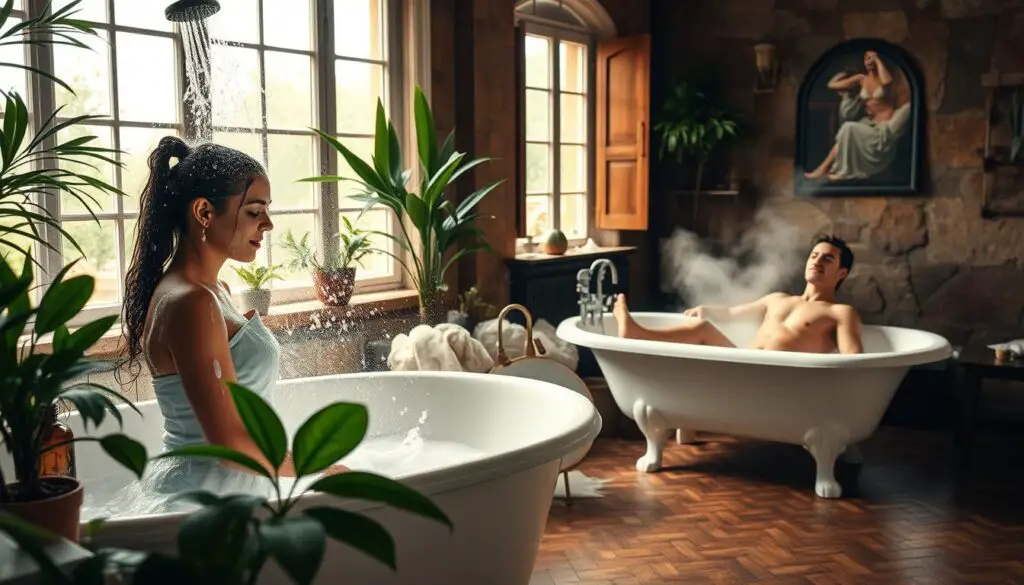 diferenças de hábitos de banho Brasil Europa diferenças de hábitos de banho Brasil Europa