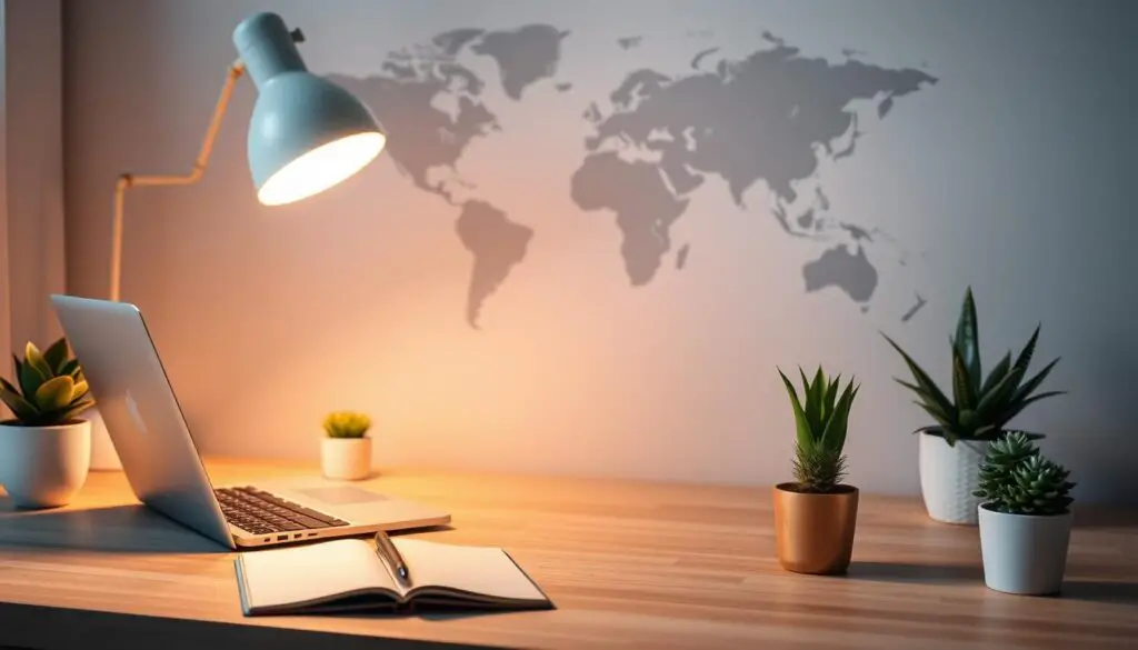 estratégias para trabalho remoto internacional