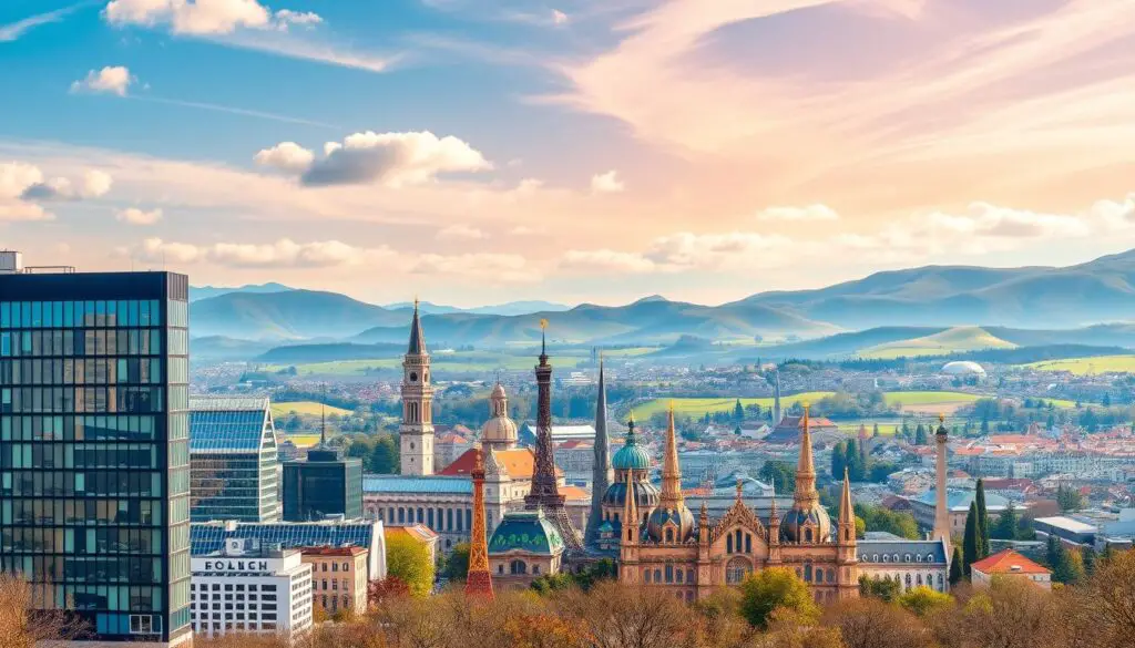 países trabalho europa