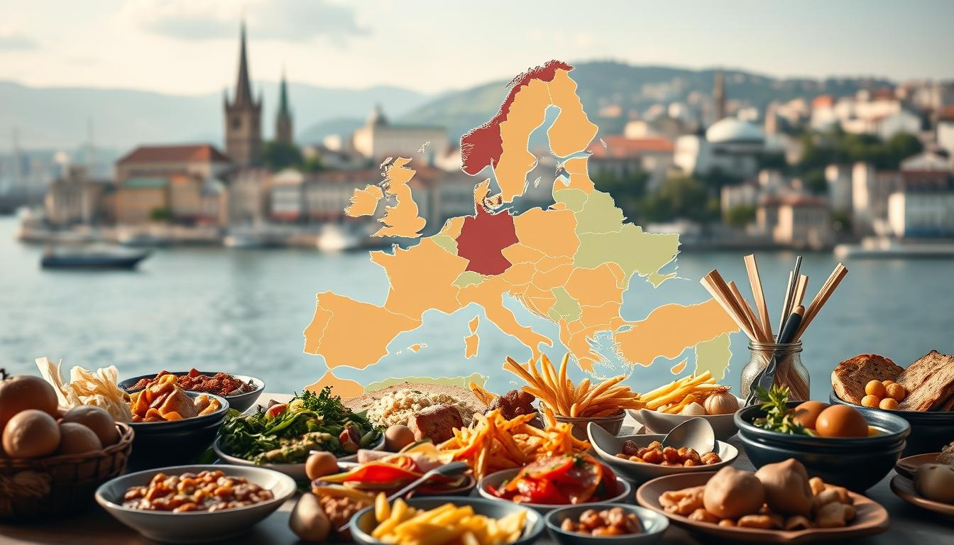 quanto custa comer na Europa