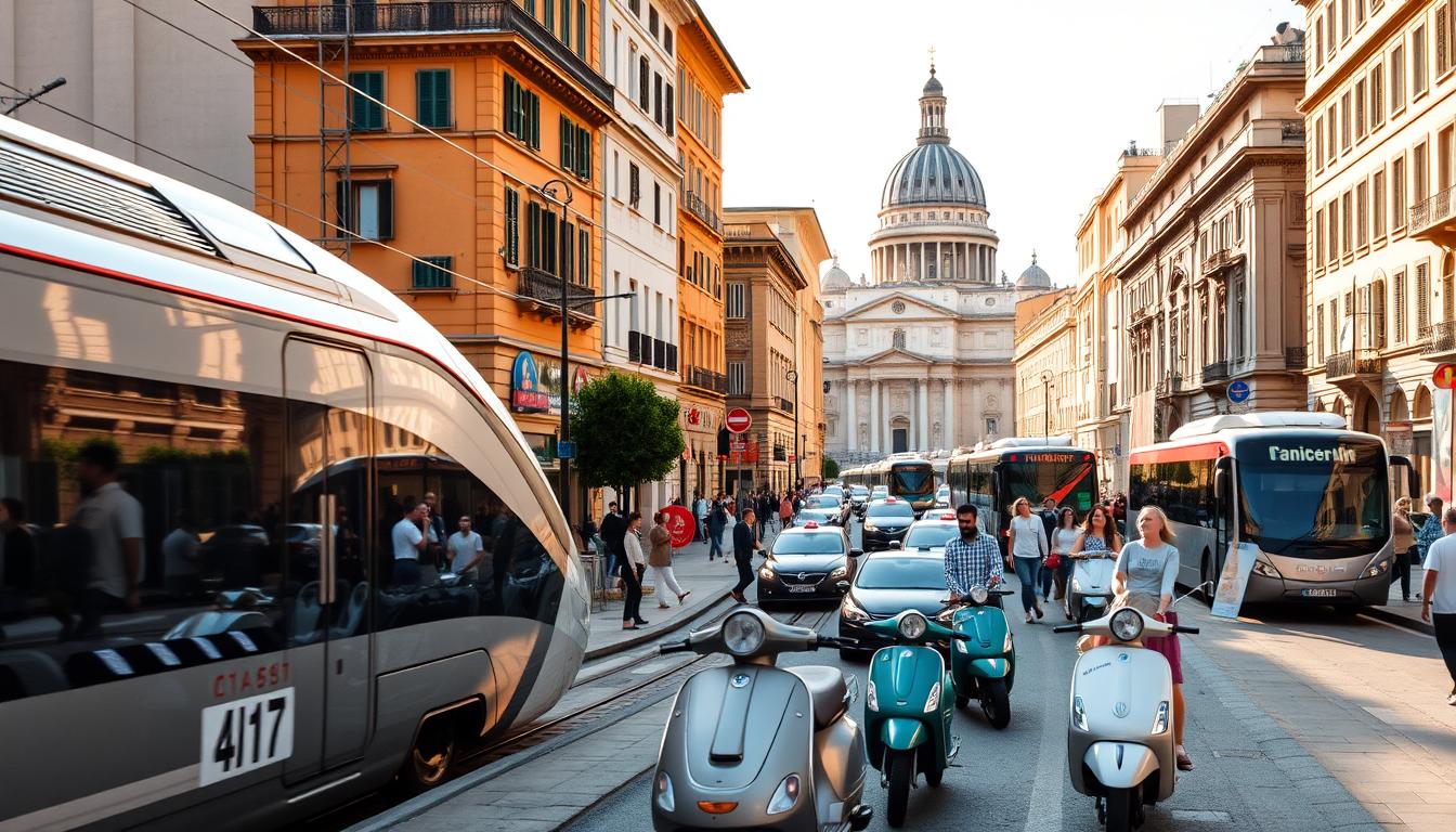 como se locomover na Itália