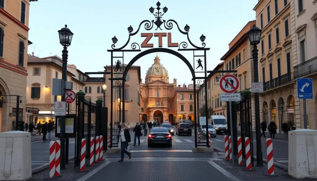 controle de acesso em centros históricos