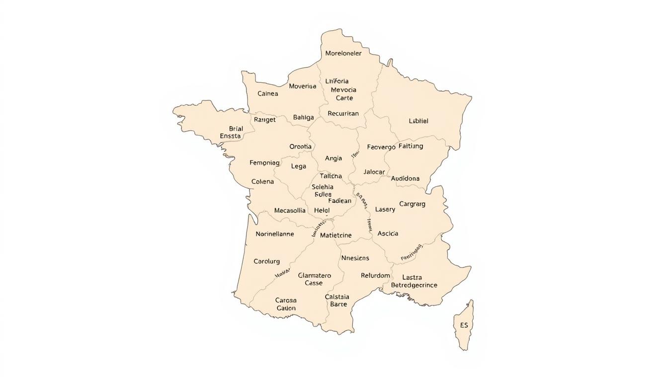 diferença entre as regiões da França