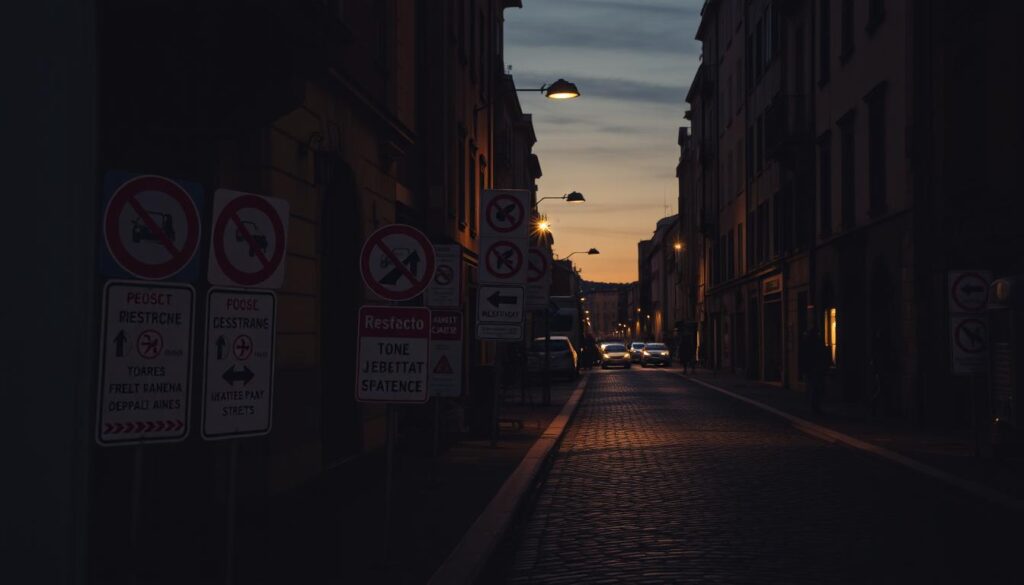 placas de trânsito italianas