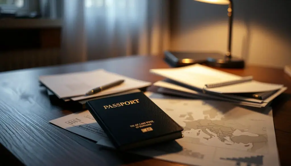 requisitos legais para viagem à Europa