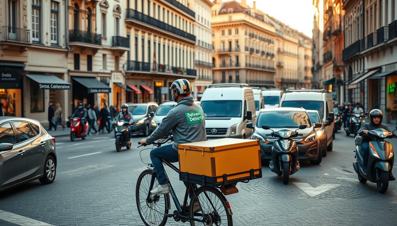 Trabalhar como motorista ou entregador na Europa