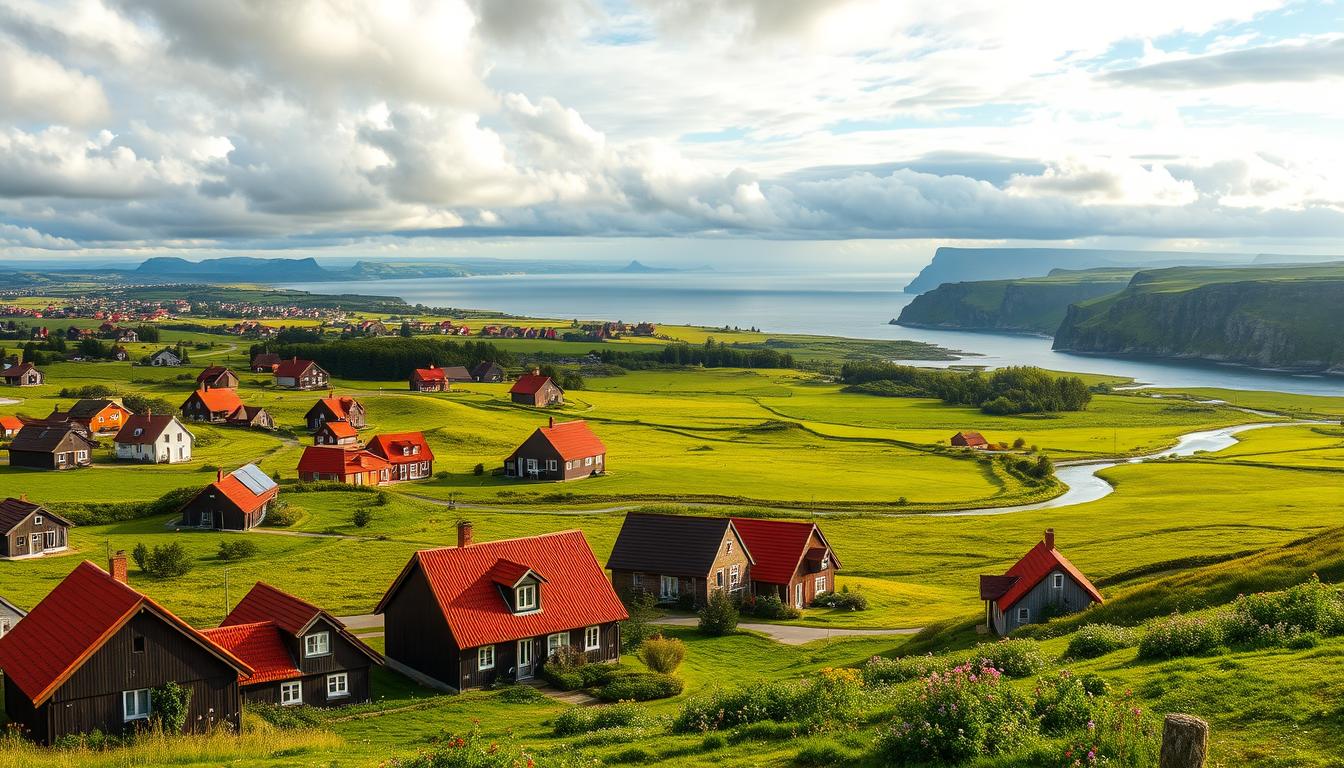 diferenças entre as regiões da Dinamarca