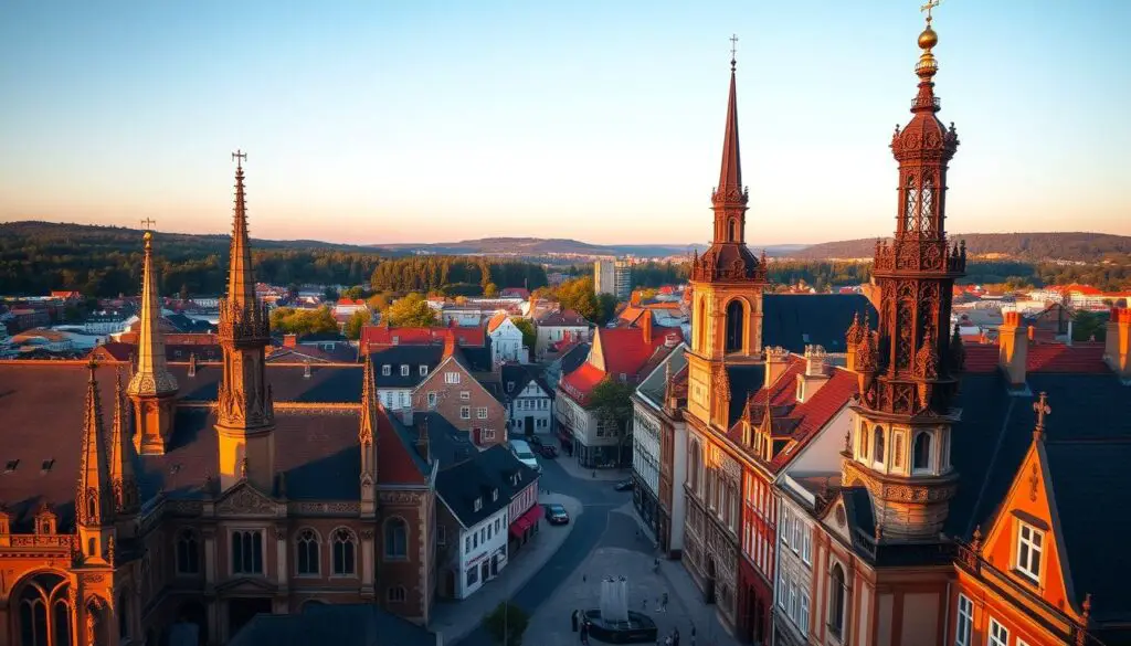 história e arquitetura Dinamarca