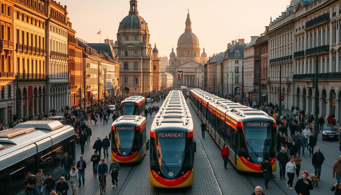 transporte público na Europa