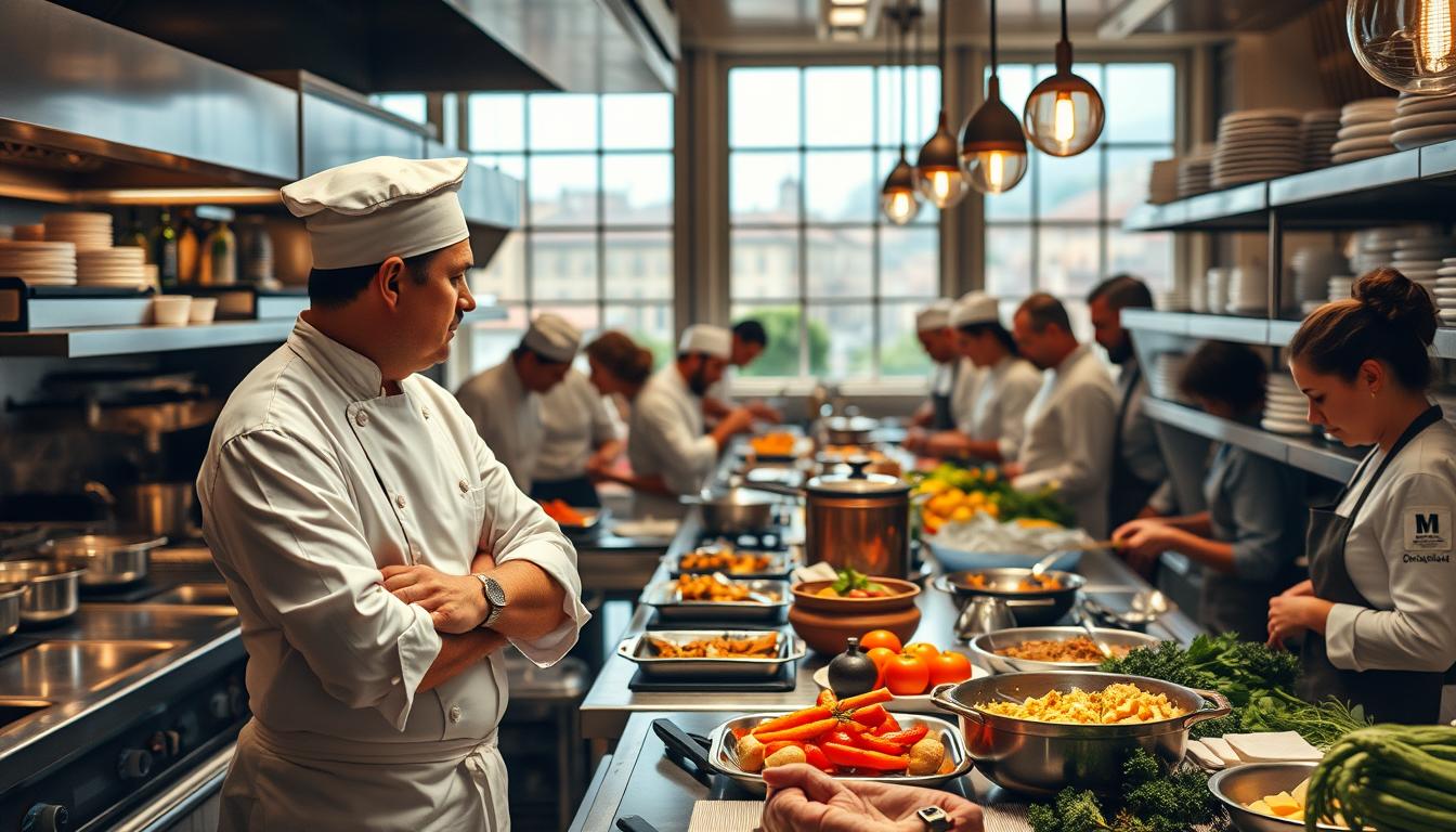 Chef e cozinheiros na Europa