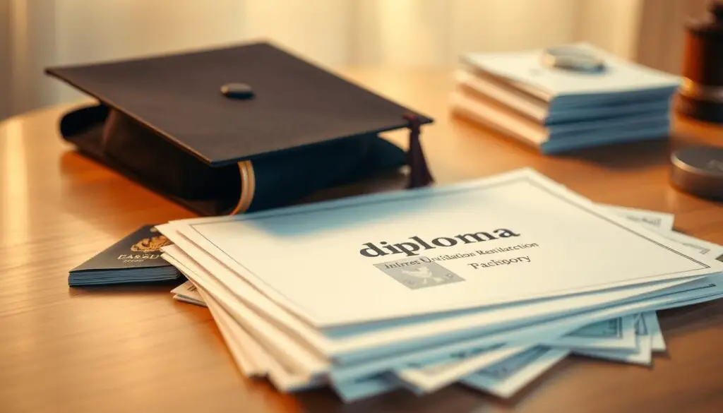 Documentos necessários para validação de diploma Documentos necessários para validação de diploma