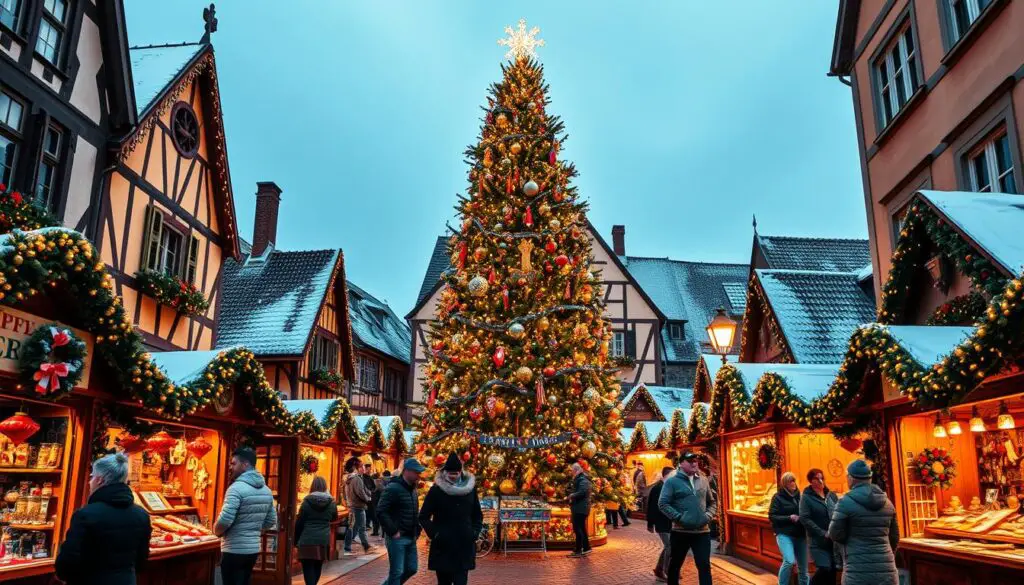 Mercados natalinos tradicionais na Europa