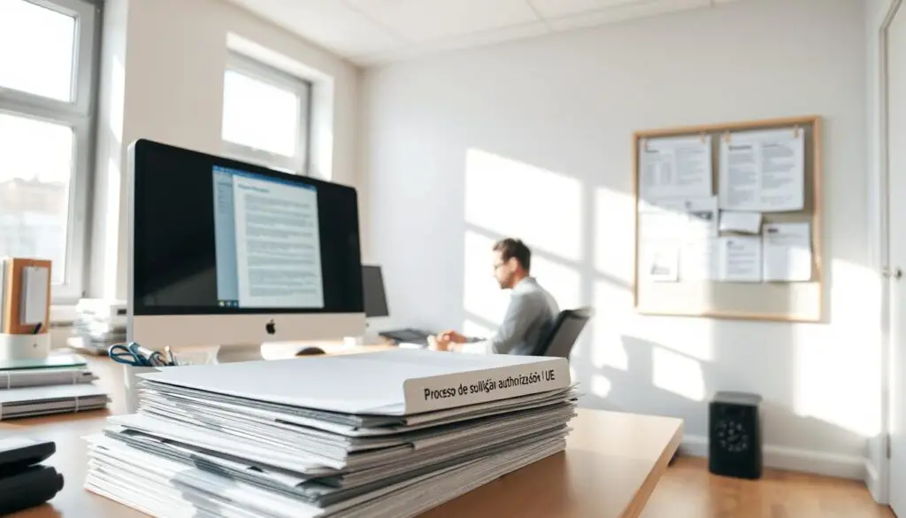 Processo de solicitação autorização UE Processo de solicitação autorização UE